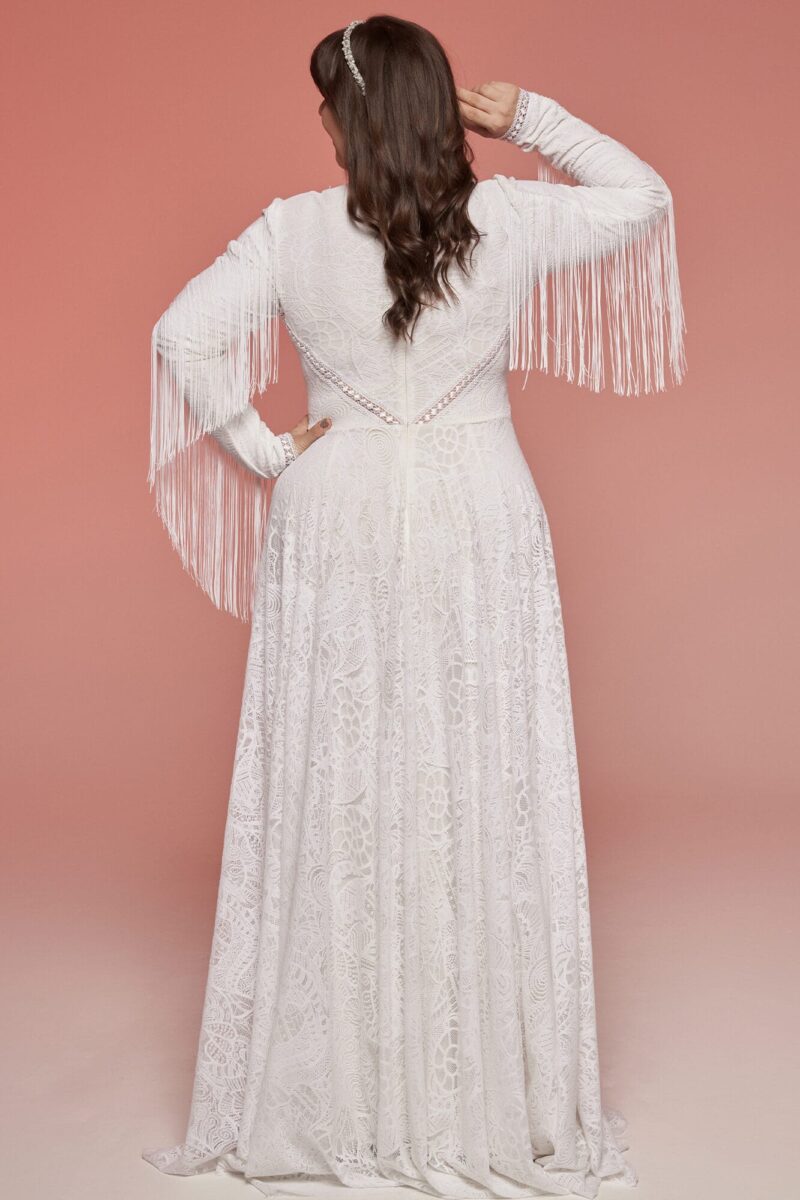 Suknia ślubna plus size dla muzułmanek Santorini 21