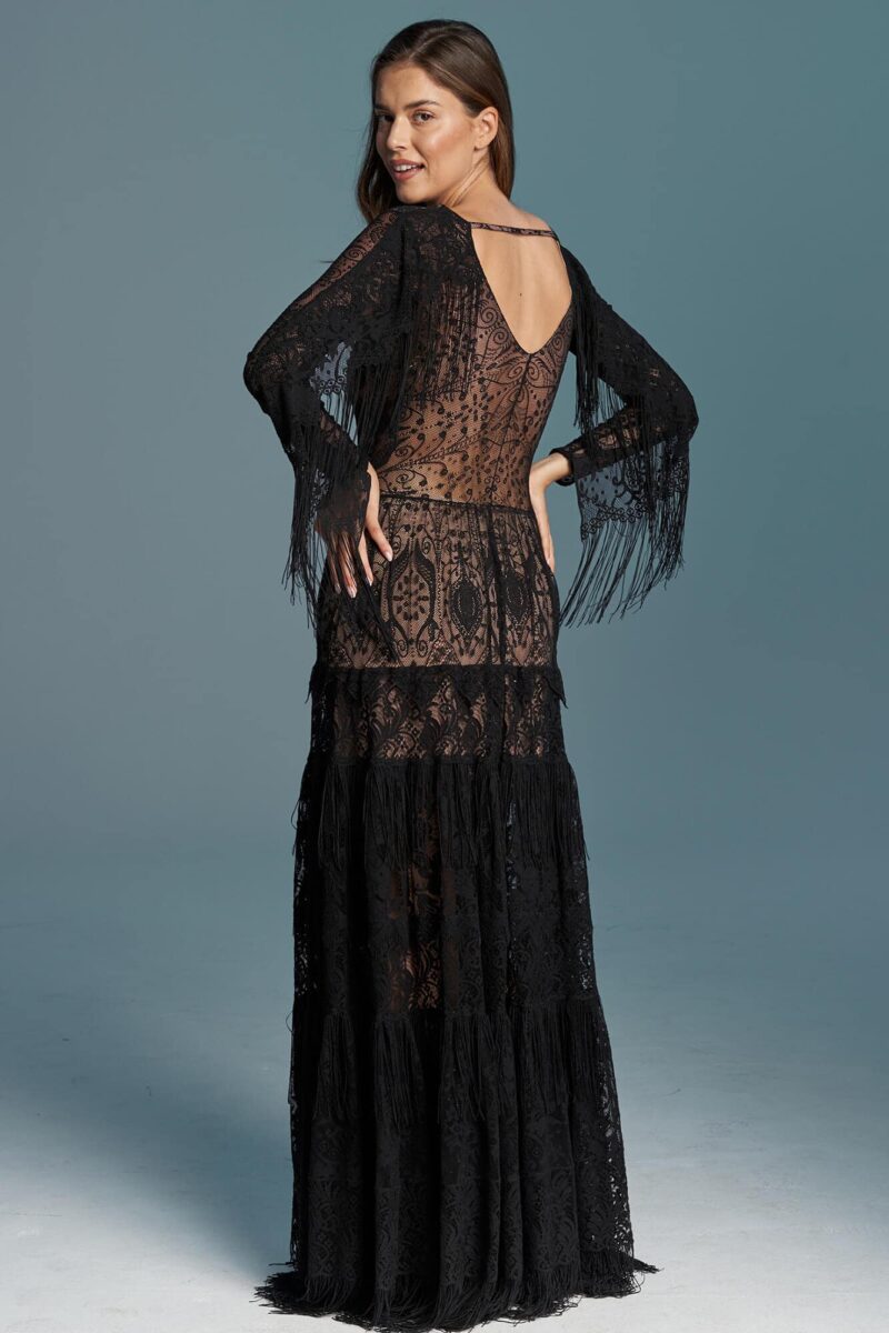 Czarna sukienka ślubna