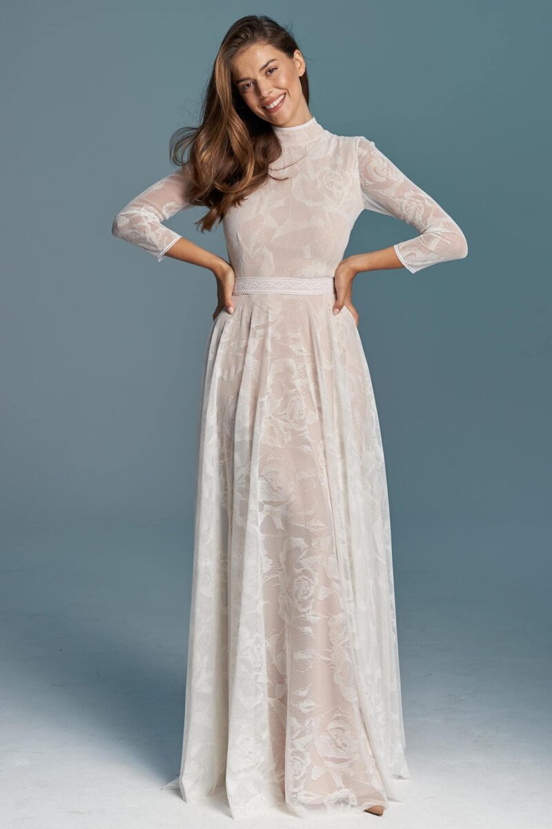 Suknia ślubna wiktoriańska