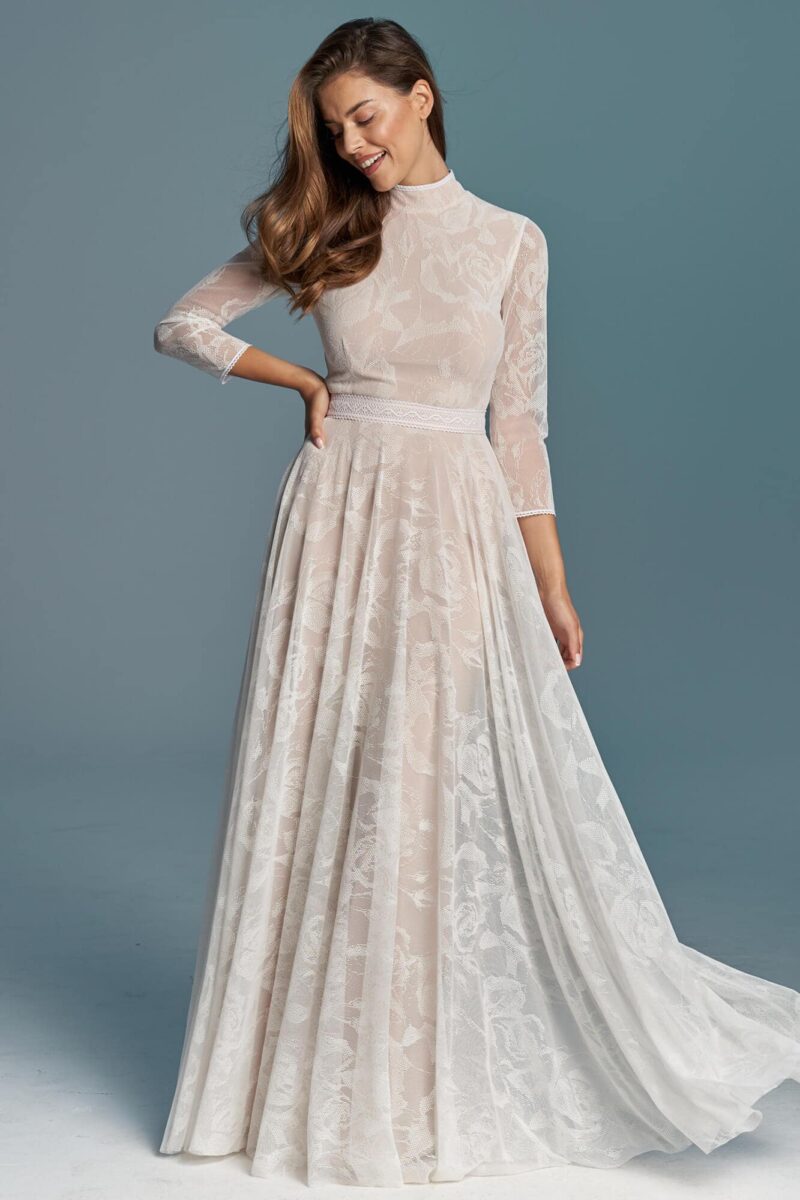 Suknia ślubna wiktoriańska