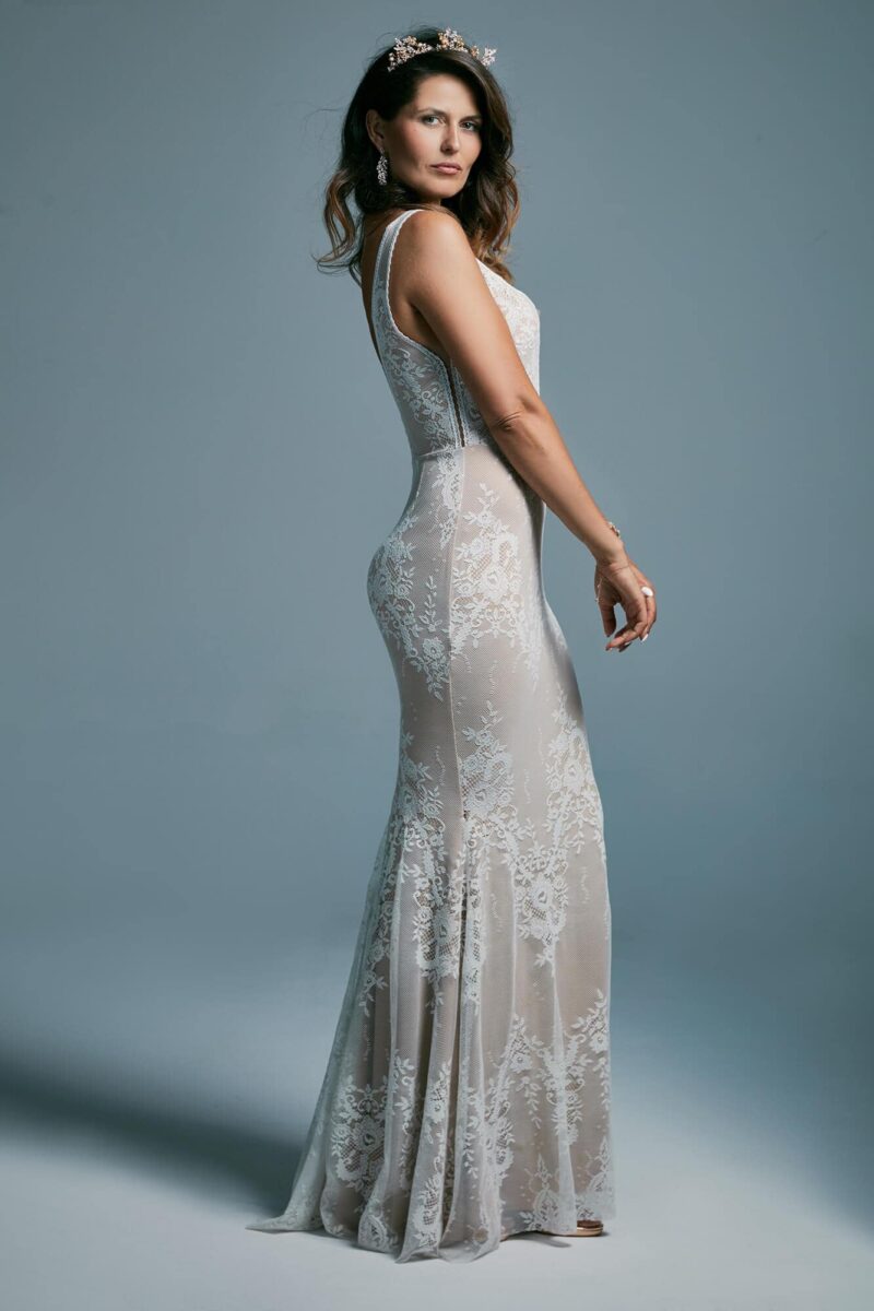 Suknia ślubna syrenka