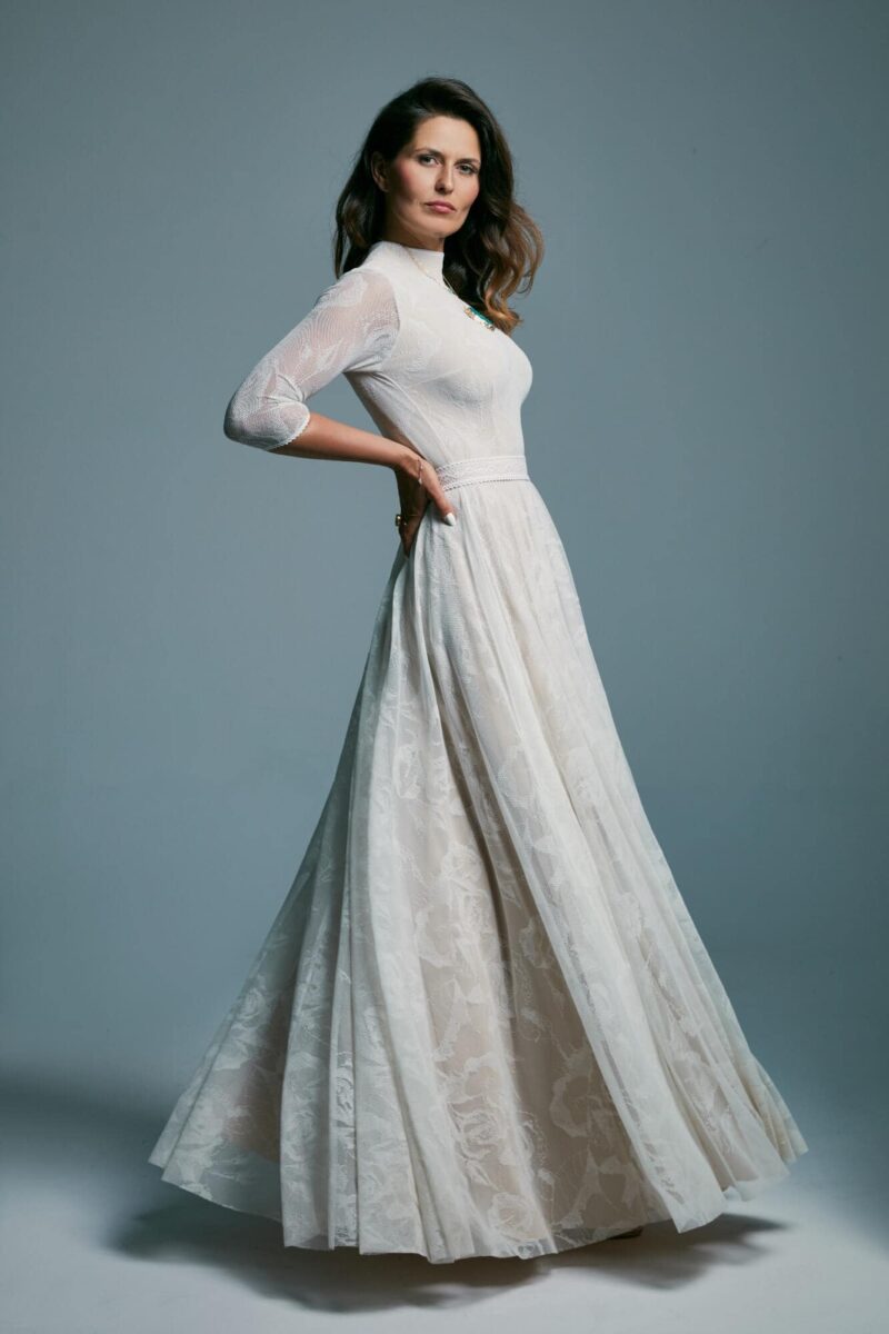 Suknia ślubna wiktoriańska