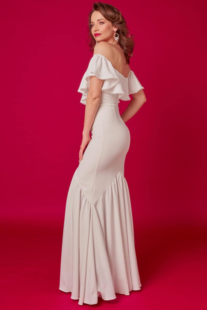 Gładka suknia ślubna Odessa 6