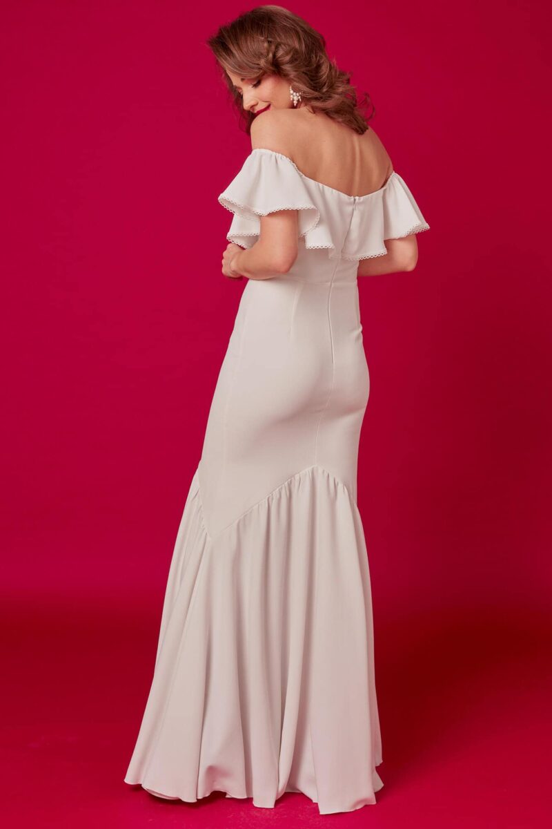 Gładka suknia ślubna Odessa 6