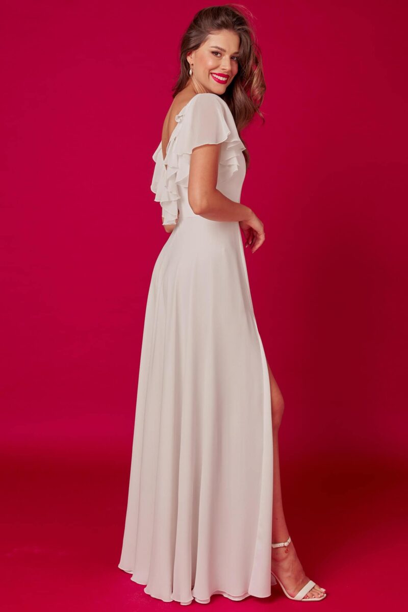 Gładka suknia ślubna Odessa 7