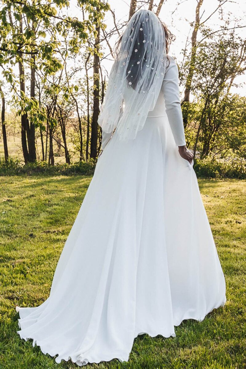 Dodatki - Uroczy welon w stokrotki